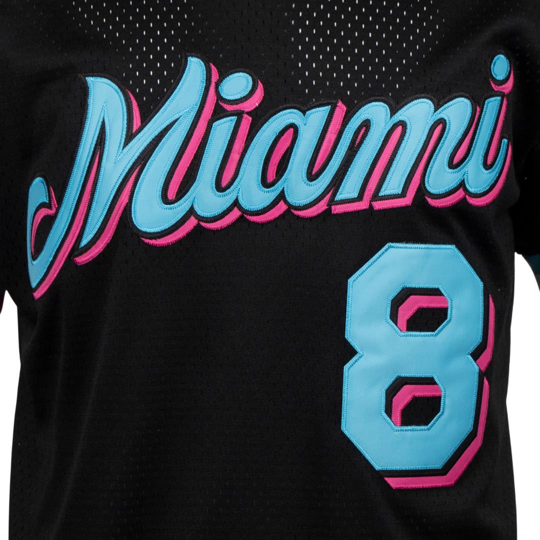 Miami Heat Vice City Retro NBA Crewneck Sweatshirt Heliconia / 4XL