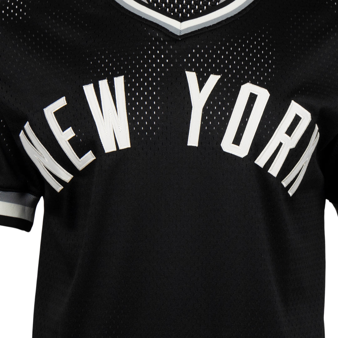 Men's New York Yankees White Gold & Black Gold Jersey - All Stitched - Vgear