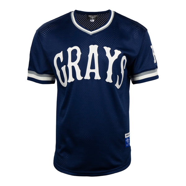 Homestead Grays Vintage Inspired NL Sandbag Replica V-Neck Mesh Jersey