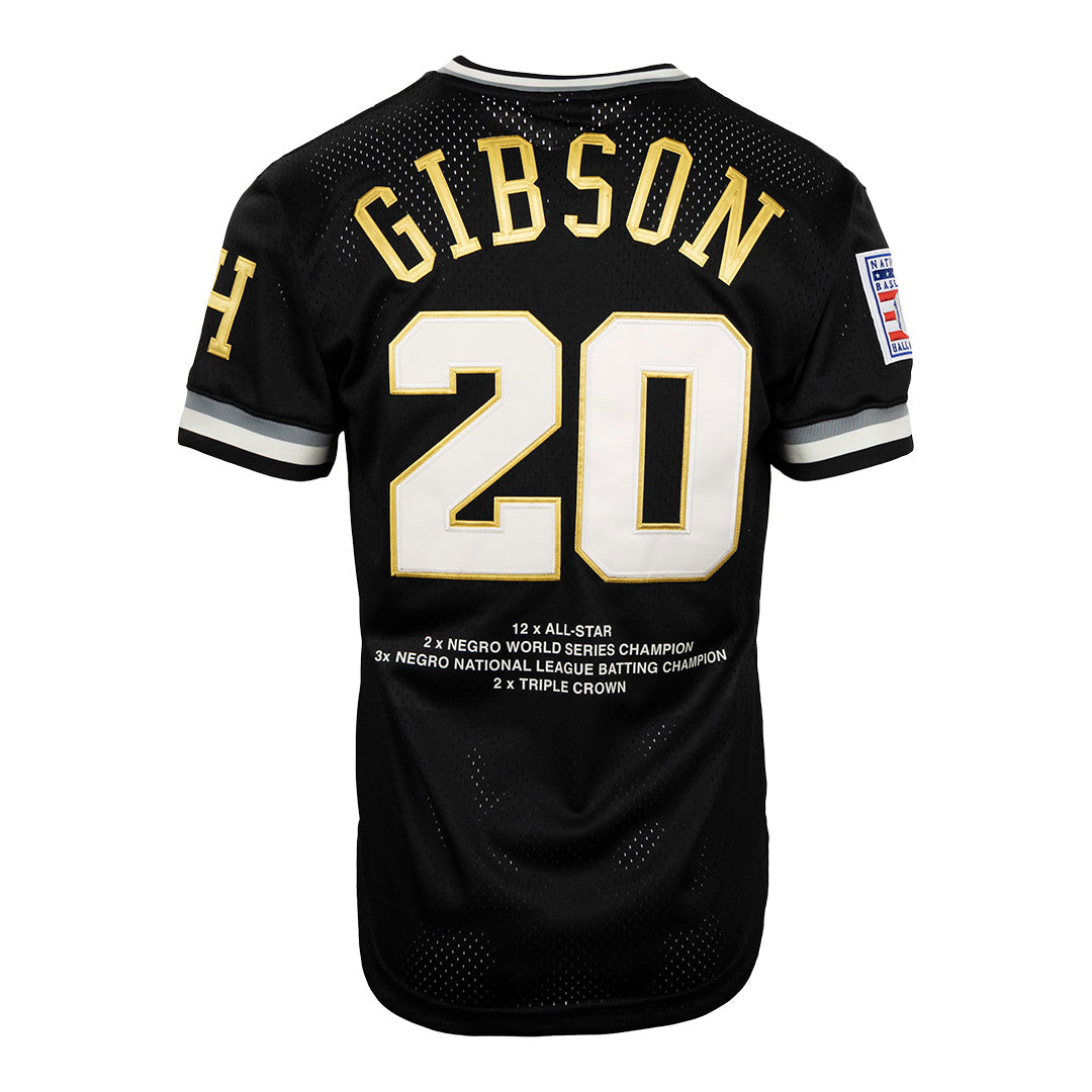 Homestead Grays #20 Josh Gibson Movie Baseball Jersey Grey - Top