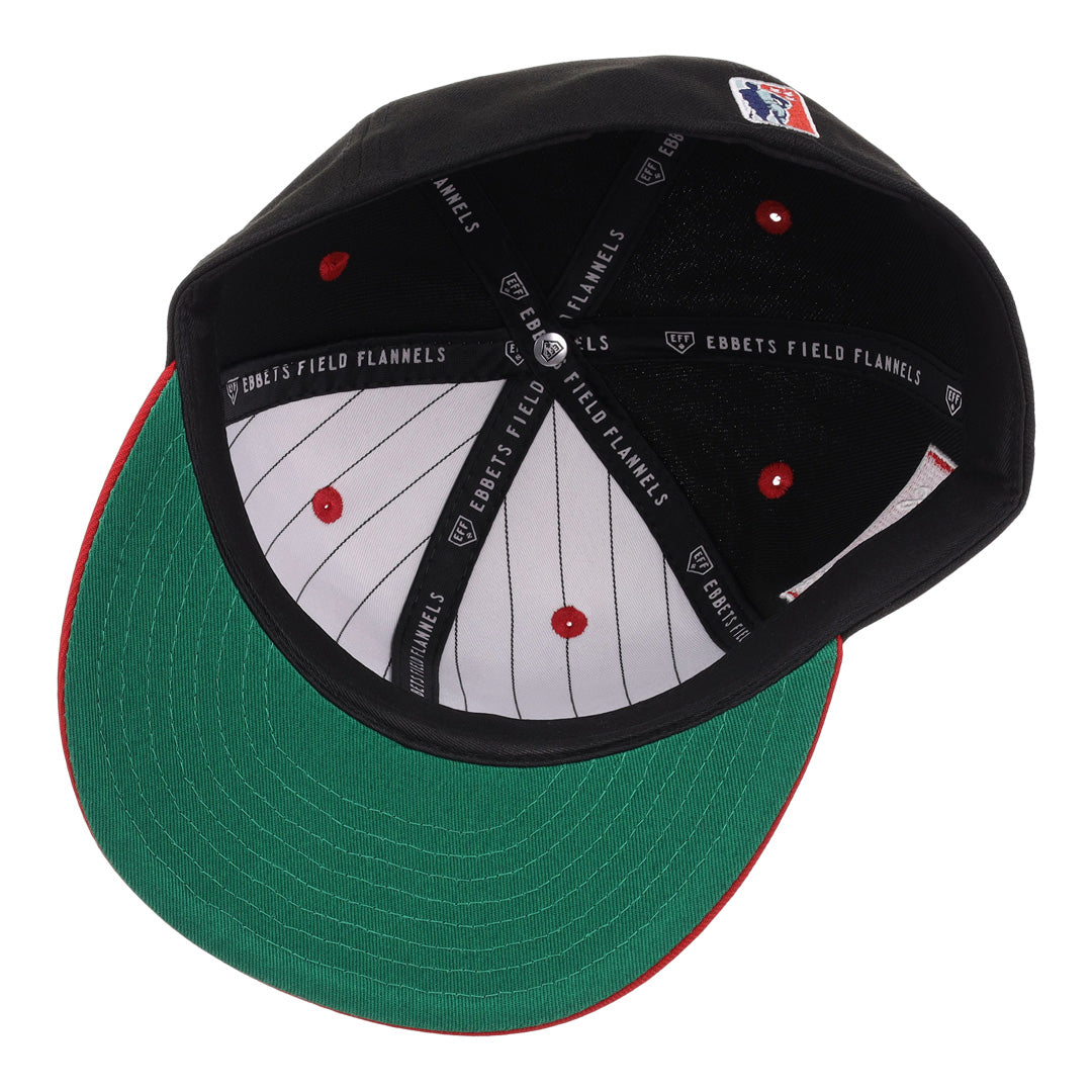 Louisville Black Caps NLB Pinstripe Fitted Ballcap
