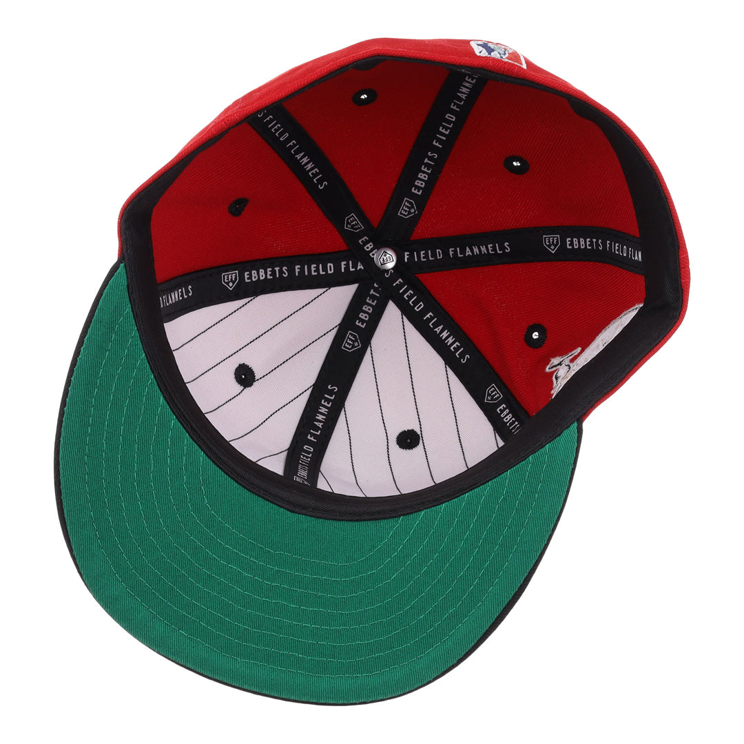 Men's Mitchell & Ness Black/Navy New Orleans Pelicans Logo Adjustable  Central Snapback Hat