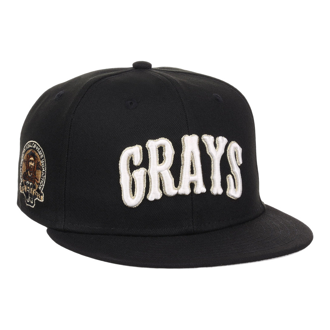 Homestead Grays Josh Gibson Fitted Ballcap - Black