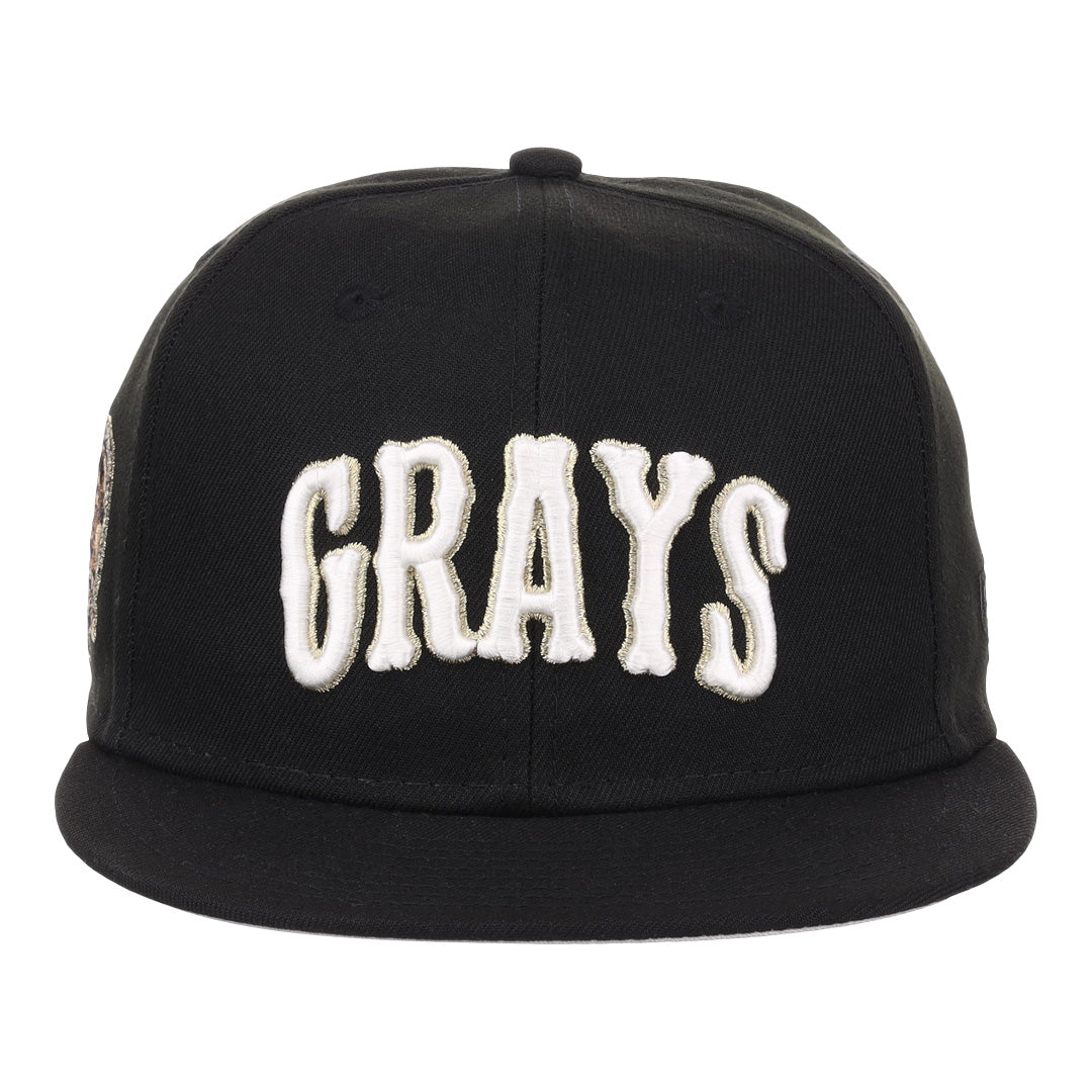 Homestead Grays Josh Gibson Fitted Ballcap - Black