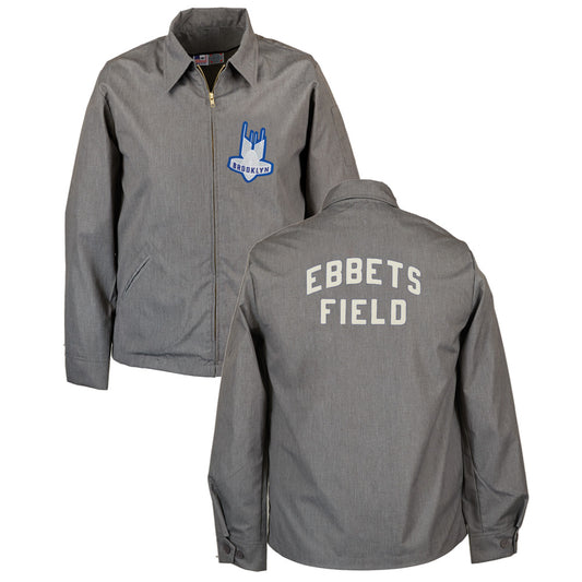 Brooklyn Dodgers (AAFC) Grounds Crew Jacket - Gray