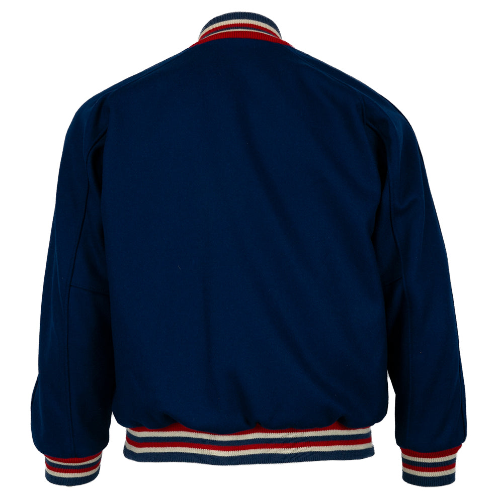 The Louisville slugger baseball jacket red authentic vintage varsity jacket