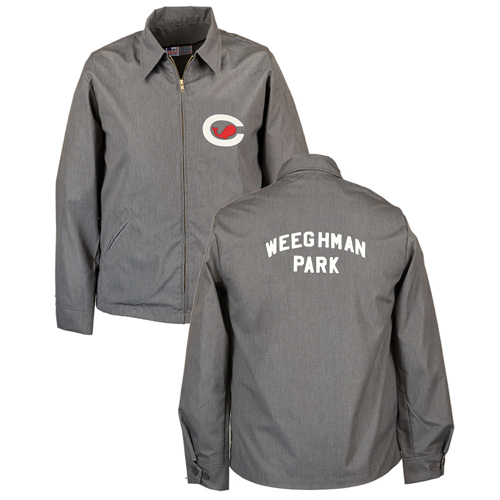 Chicago Whales Grounds Crew Jacket - Gray