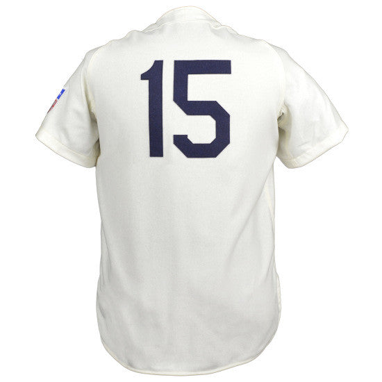 Virginia Tech Hokies #15 Game Used White Baseball Jersey 032