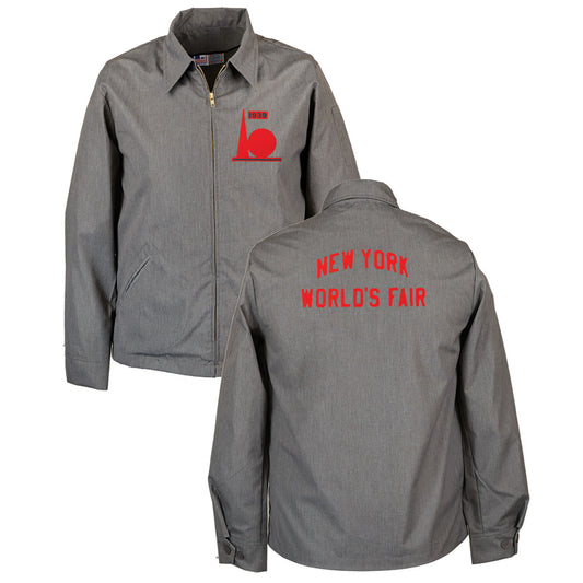 New York World's Fair Grounds Crew Jacket - Black