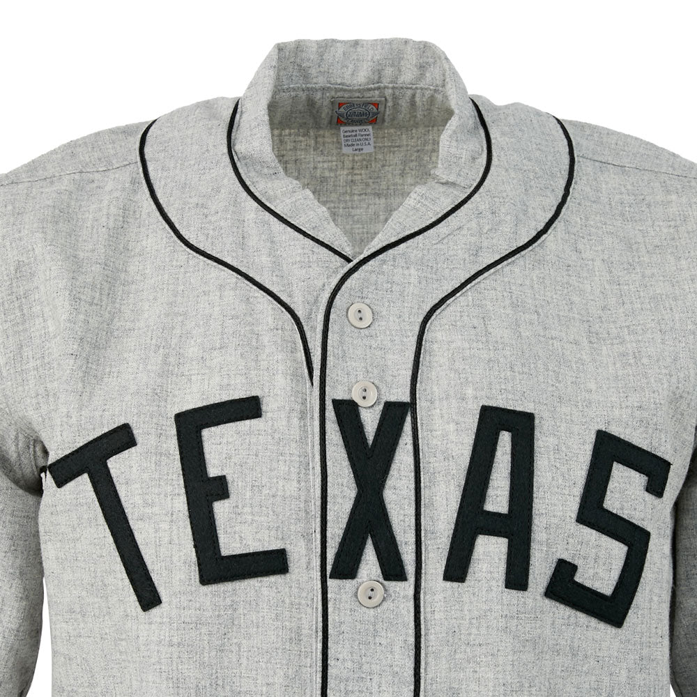 Ebbets Field Flannels Texas Black Spiders 1938 Road Jersey