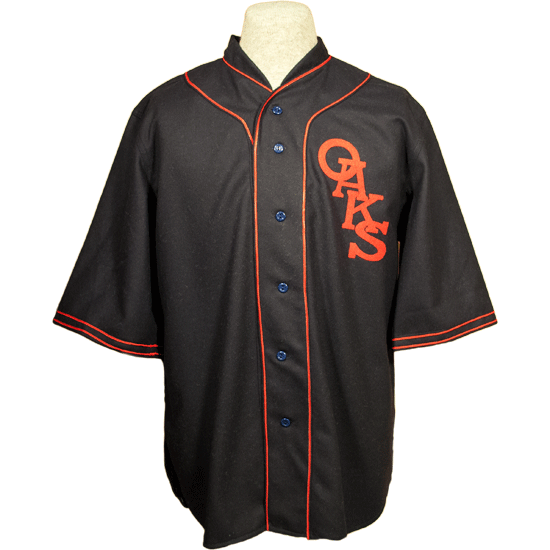 Oakland Oaks 1954 Road Jersey – Ebbets Field Flannels