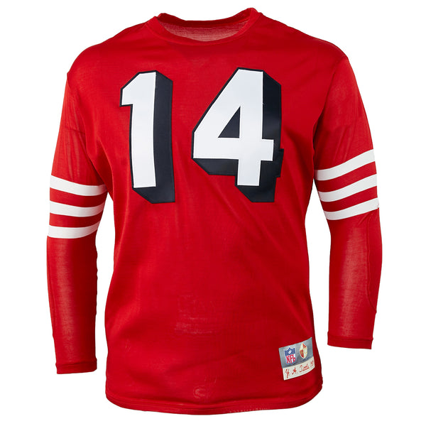 Full-Sized Wilson All-Star Durene Long-Sleeved Mens Football Jersey